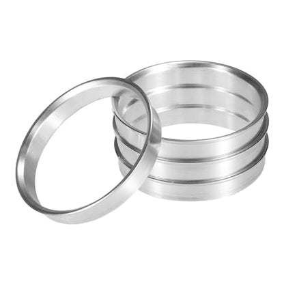 X AUTOHAUX 4pcs OD 60.1mm to ID 56.6mm Aluminum Hub Centric Rings - size: 60.1mm ID to 56.6mm OD