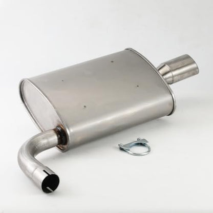 1pc Stainless Steel Rear Left Exhaust Muffler for Explorer E37H - size: For 2011-2015 EXPLORER Driver Side