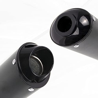 Sporacingrts Black Exhaust Muffler 26mm 1.02 inch muffler,dirt bike muffler Compatible with QUAD ATV 4 Wheeler Dune Buggy Chinese Dirt Pit Bike 125cc 110 50cc