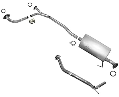 Replacement Part Exhaust System Muffler and Pipes Fits Nissan Titan 2004-2006 5.6L