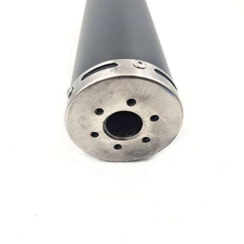 Black Exhaust System Muffler for GY6 50cc Scooters 139QMA 139QMB 4 Stroke Engine