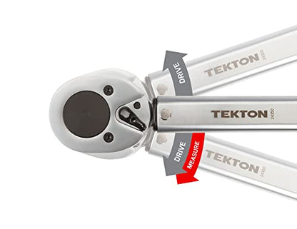 TEKTON 3/4 Inch Drive Micrometer Torque Wrench (50-300 ft.-lb.) | 24350 - size: 3/4 Inch Drive, style: 3/4 Inch Drive (50-300 ft.-lb.)