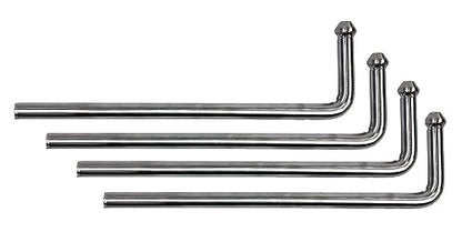 4 pcs Universal Swinging 10" Stainless Steel Exhaust Hanger 0.47" Rod Weld On