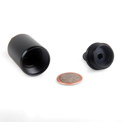 3/8" Fuel Filters 178 Micron Removable Black Anodized Aluminum 2PCS - size: 3/8"-2PCS