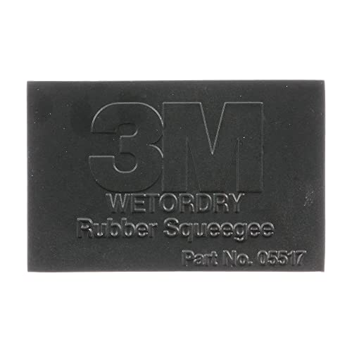 3M Wetordry Rubber Squeegee 05517, 2-3/4 in x 4-1/4 in, Comfort Fit - size: 1