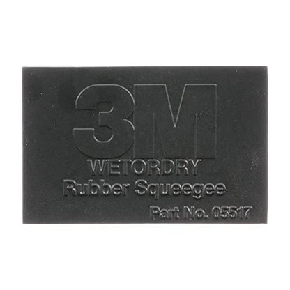 3M Wetordry Rubber Squeegee 05517, 2-3/4 in x 4-1/4 in, Comfort Fit - size: 1