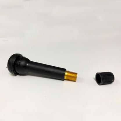 20Pcs TR418 Tubeless Valve Stems, Black Rubber Snap-in Valves Tubeless Tire Valve Stems Replacement for Tubeless 0.453 inches Rim Holes on Standard Auto Tires - size: TR418-20pcs