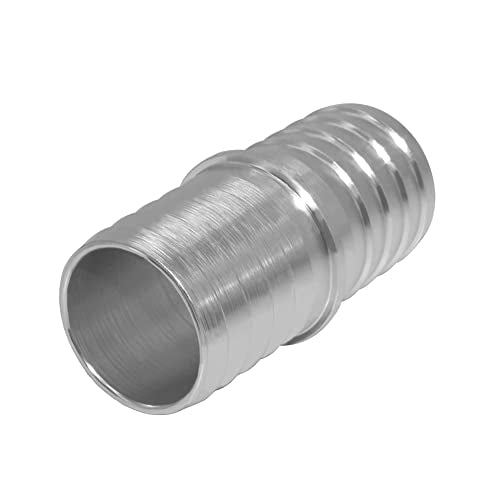 3/4" Aluminum Hose Barb Splice Coupler Repair Fitting (1 Pcs) - size: 3/4"x3/4"