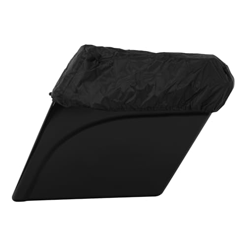 TCMT Vivid Black 5" Stretched Saddlebags 6X9 Speaker Lid Fits For Harley Touring Models CVO Road Glide Road King Street Glide Electra Glide Ultra Classic 1994-2013 - color: Vivid Black Chrome Latches(6x9 Speaker Lid)