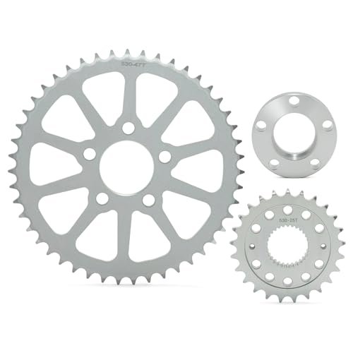 TOFR Belt Drive to Chain Drive Conversion Kit for Harley Softail Dyna 18-up - size: 25T+47T