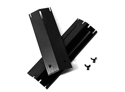 DELSbbq Adjustable Gas Grill Heat Plates Shield Replacement 4-Pack, 13-21" - size: Pack of 4