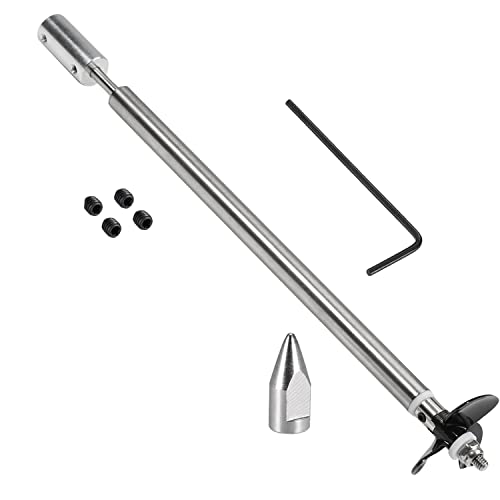 Fielect Drive Shaft w Propeller and Universal Joint for RC Boat, L200mm Shaft, L150mm Sleeve, D36mm Propeller, Fit for 6mm Motor Shaft - color: 6.00mm 20cm 15cm