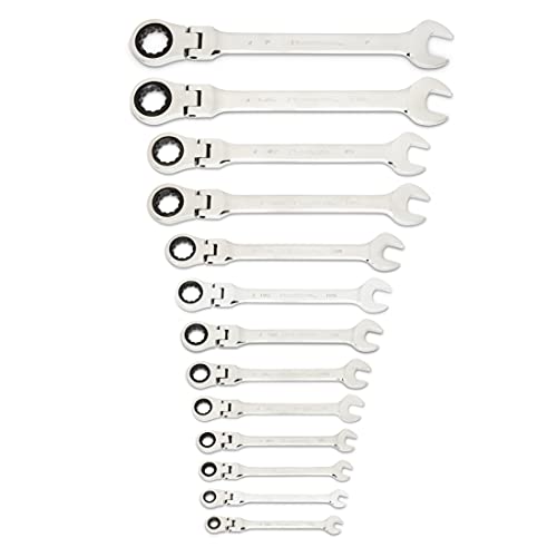GEARWRENCH 25-Pc. Flex Combination Ratcheting Wrench Set, SAE/MM - 86730 - size: 25 PC