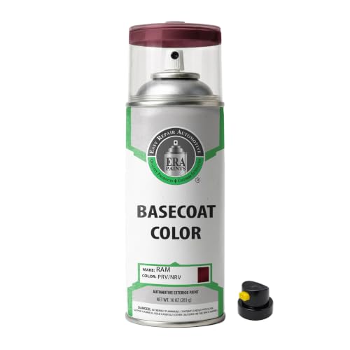 ERA Paints - PRV/NRV - Velvet Red Pearl for RAM Exact OEM Color Match Automotive Touch Up Paint for Cars - Spray Paint with Premium Spray Nozzle - Basic Kit - Made in USA - style: Spray - Basic Kit