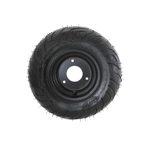 2pcs 13x5.00-6 Tire and Wheel Rim Assembly 13x5-6 Lawn Mower Tire 3 Lug Rim 6" Go Kart Wheels Road Tire Tubeless for ATV Quad Buggy 4 Wheeler Scooter Mini Bike Garden Tractor Snow Blower