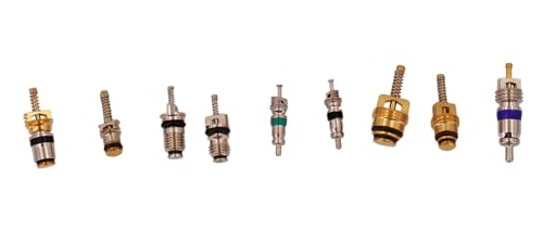 Car A/C Repair Kit - O-Ring Set + AC Valve Cores | Fix Air Conditioning | + Removal & Install Tool | R12 & R134a | - Also for Tire Valve Stems!