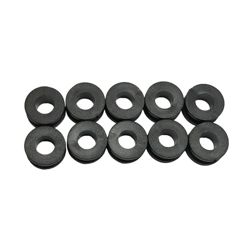 Motorcycle M6 Fairings Rubber Grommets Bolt Kit, 10Pcs
