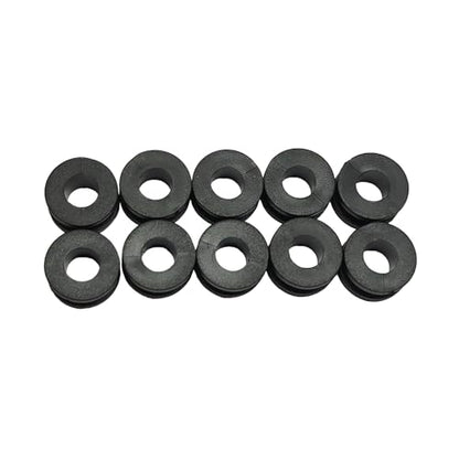 Motorcycle M6 Fairings Rubber Grommets Bolt Kit, 10Pcs