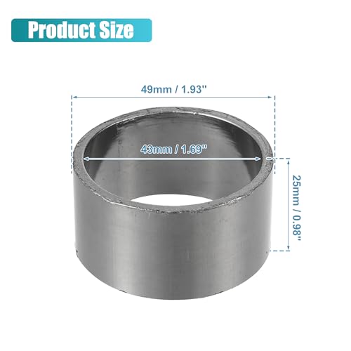 uxcell 43mm ID 49mm OD Universal Exhaust Muffler Pipe Gasket Motorcycle Exhaust Gaskets Graphite Seal Ring Repair Replacement for Dirt Pit Motocross - size: 43mm ID 49mm OD
