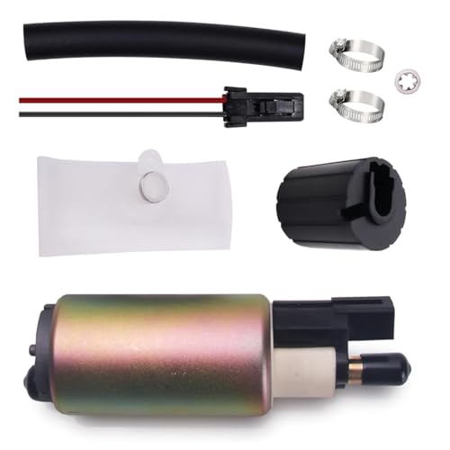 Electric Intank Fuel Pump Core with Installation Kit (140-160 LPH) FIT Ford Explorer Mustang Focus F-150 F-250 F-350, OE-Matching 12V DC Pump Replaces E2157 FE0117 (Internal Core Only) - 1 Pack