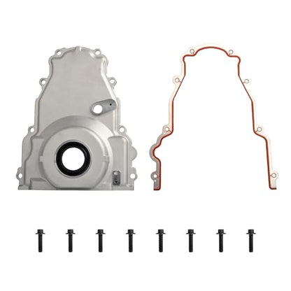 LS Front Timing Cover w/Crank Gasket% Bolts Set 12633906 12600326 - size: Gen 4 LS2 LS3 LSx 4.8L 5.3L 6.0L 6.2L