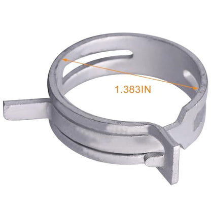 4PCS Upper & Lower Radiator Hose Clamps Kit for Honda Accord Civic CRV Fit Odyssey Replace 19511-PH7-003 19511PH7003