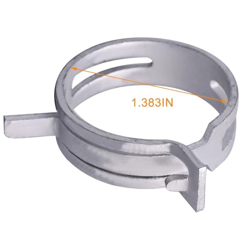 4PCS Upper & Lower Radiator Hose Clamps Kit for Honda Accord Civic CRV Fit Odyssey Replace 19511-PH7-003 19511PH7003