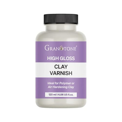 GRANOTONE Clay Varnish High Gloss 4.06 fl oz Water Based Formula