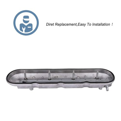 Driver Side Valve Cover with Gasket & Bolts Compatible with 1999-2008 Cadillac Escalade, Chevy Silverado, Suburban, Tahoe, Trailblazer, GMC Sierra, Yukon, Replace# 12570427 264-965