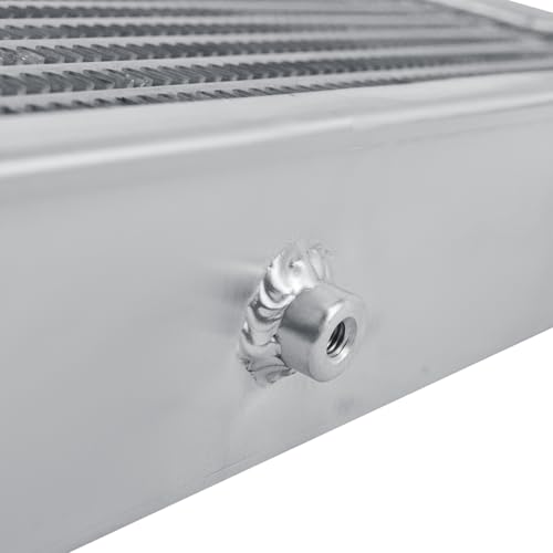 Universal Intercooler 24''x13''x3.3" Front Mount Intercooler 3'' Inlet and Outlet Aluminum Turbo Intercooler Direct Replacement for Any Turbo Charger system - size: 24''x13''x3.3" 3''