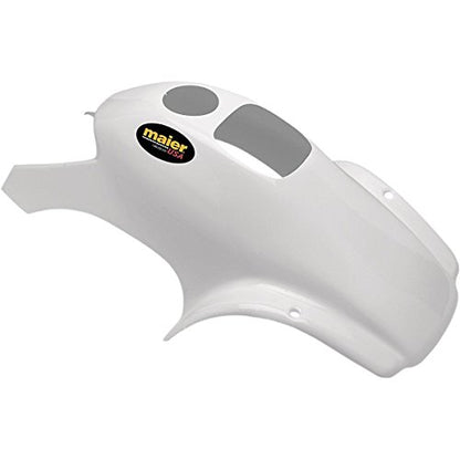 Maier USA 117291 Race Front Fender Compatible/Replacement for Honda TRX250X/300EX - White - color: White