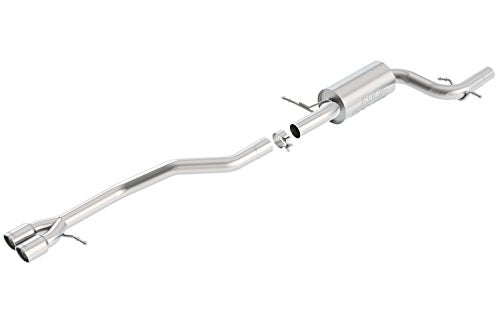 BORLA 140472 Cat-Back Performance Exhaust System for 2012-2018 Volkswagen Jetta GLI MK6 2.0L 4 Cyl. Turbo/ 2014-2018 1.8L Turbo Automatic/Manual Transmission Front Wheel Drive 4 Door.