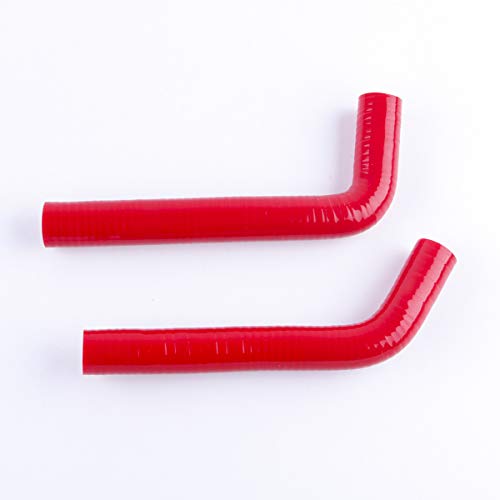 3 Layer ATV Silicone Coolant Radiator Hose Kit Fits for 2004-2008 Yamaha YFZ 450 YFZ450 Radiator Hose - color: Red