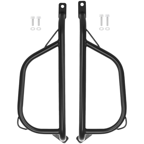 Black Highway Side Crashbars Rear Protectors