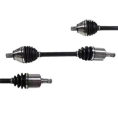 Front CV Axle Shaft Assembly Compatible with Volkswagen Vw Passat 2009-2006, 2.0L Automatic CVT Trans, Left and Right Front CV Axle, 2.0T Comfortline Highline Komfort Trendline Base Sedan Wagon - size: B2CV030-Passat