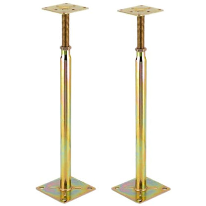Adjustable Support Jack for The Floor,Post Floor Joist Jacks,Telescoping Jack for Temporary Support,Mini Screw Jack- Post 1'1.5" to 1'4.5"(2PACKS)