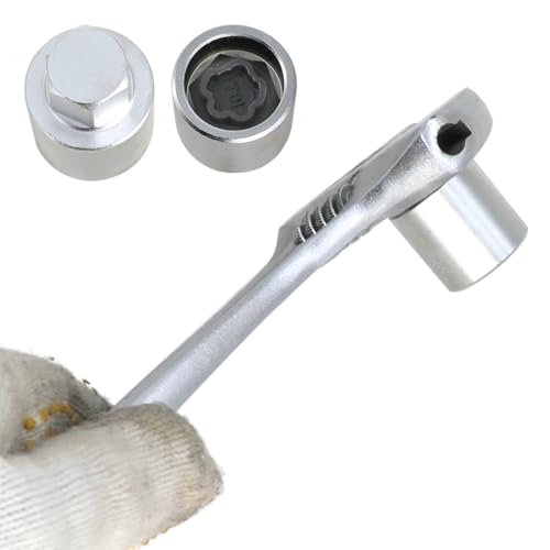 DPTOOL 10pc Wheel Lock Nut Key Kit Wheel Locking Nut Removal Tool Compatible with Tesla Model 3 Wheel Anti Theft Lug Nut Remover Socket Adapter Set T76 T77 T78 T79 T80 T81 T82 T83 T84 T85