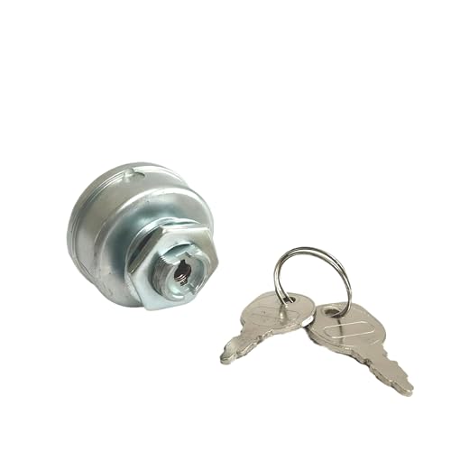 92377, 91846 Ignition Starter Switch with Keys Fits Murray 92377MA, 092377MA Lawn Mowers, Compatible w Briggs & Stratton 5411,5411H,5412K Oregon 33-392, Stens 430-161, 4 Position 6 Terminals