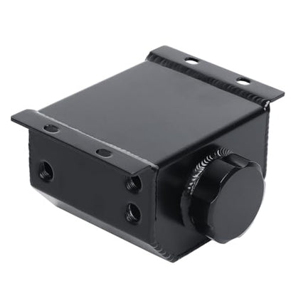 LokoCar Coolant Expansion Reservoir Tank 1L Universal Aluminum Black - color: Black, size: 1 Litre
