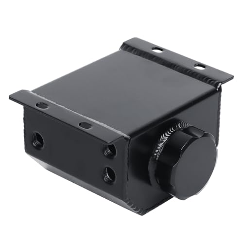 LokoCar Coolant Expansion Reservoir Tank 1L Universal Aluminum Black - color: Black, size: 1 Litre
