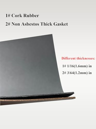 YAMAKATO RTV Gasket Material Paper Maker Black Silicone Sealant 160X290mm - size: type1 rtv & 11*12" gasket sheet