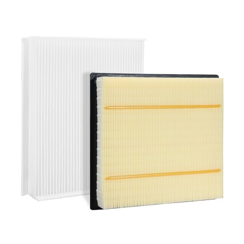 Engine Air Filter Replacement and 7C3Z-9601-A, FL3Z-19N619A Cabin Air Filter Set for Ford F150 2015-2023, for Ford Expedition 2018-2024, for Lobo 2016-2022 - style: 7C3Z-9601-A&FL3Z-19N619A