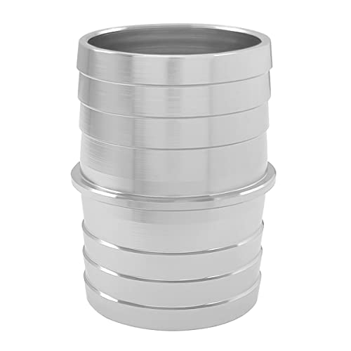YSIL 1-1/2" Hose Barb Splice Coupler Radiator Repair Mend Fitting Adapter - size: 1-1/2" to 1-1/2"