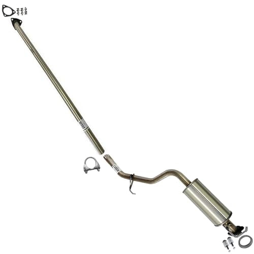 Exhaust Intermediate Resonator Pipe for 2012-2015 Honda Civic 1.8L | Stainless Steel | Northeastern Exhaust | Free Gaskets, Clamp and Bolts & Nuts Included | Direct Fit