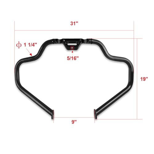 Engine Guard for Softail Crash Bars for Harley Softail 2018 Later - style: For Softail 2018 LATER