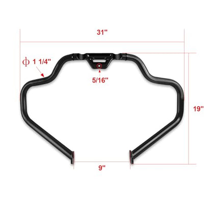 Engine Guard for Softail Crash Bars for Harley Softail 2018 Later - style: For Softail 2018 LATER