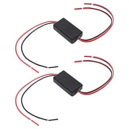 Flash Strobe Controller 12V 24V GS-100C Universal LED Light Flasher for Tail Brake Turn Clearance Lights, Car Truck Motorcycle ATV UTV Grille Bumper Warning Light
