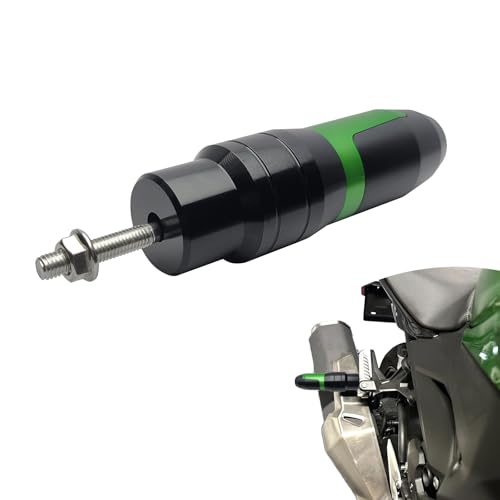 Motorcycle Frame Sliders Rear Crash Bar Falling Protector Green - color: Green