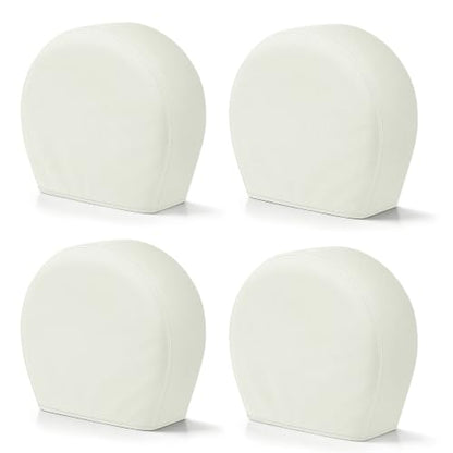 Explore Land Tire Covers 4 Pack Fit Tire Diameters 26-28.75 inch, Off White - size: M (Fits Tire Diameters 26''-28.75''), style: Off White - 4 Pack