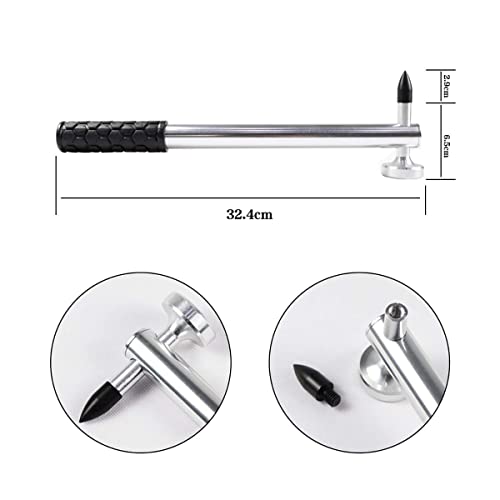 WHDZ Paintless Dent Repair Rods Set 24 Pcs Auto Body Dent Removal Tool Repair Line Board Dent Hammer for Hail Repair - color: 24PCS B